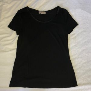 Banana Republic basic black tee